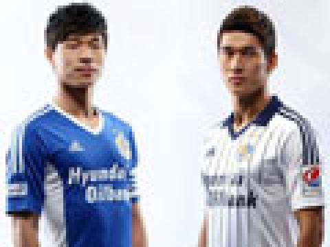 蔚山现代2014赛季主客场球衣