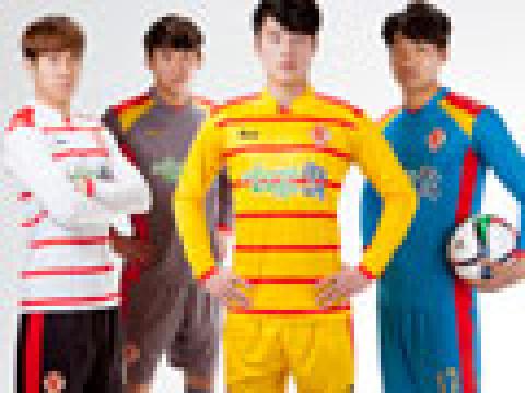光州FC 2015赛季主客场球衣