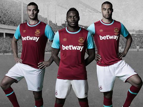 西汉姆联2015-16赛季主场球衣