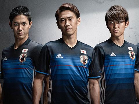 日本国家队2016-17赛季主场球衣