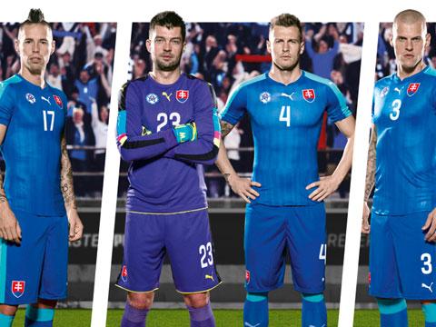 斯洛伐克国家队2016欧洲杯客场球衣