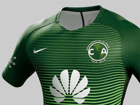 墨西哥美洲2017赛季第二客场球衣