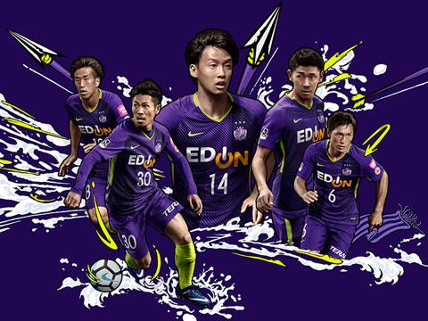 广岛三箭2018赛季主客场球衣