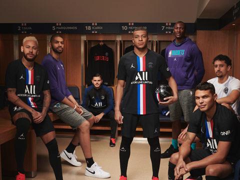 Jordan × 巴黎圣日耳曼2019-20赛季第三客场球衣