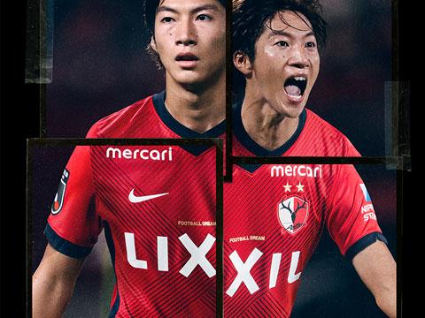 鹿岛鹿角 2021 赛季主客场球衣