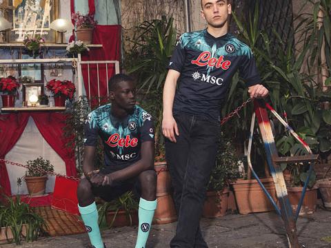 Kappa × Marcelo Burlon × 那不勒斯联名系列球衣
