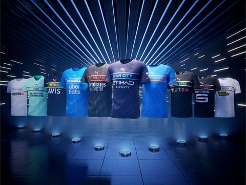 PUMA × 欧洲俱乐部 2021-22 赛季第二客场球衣